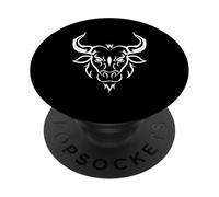 Monstruo minotauro mitología Griega Simple minotauro PopSockets PopGrip Adhesivo