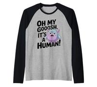 Monstruo no Tan Aterrador Camiseta Manga Raglan