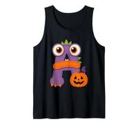 Monstruo Una Carta con Ojos De Calabaza ESP Camiseta sin Mangas