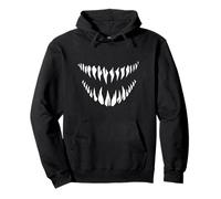 Monstruo venenoso, dientes de monstruo, sonrisa oscura, terror Sudadera con Capucha