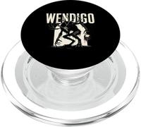 Monstruo Wendigo, Skinwalker, críptido, Malvado Monstruo de Terror PopSockets PopGrip para MagSafe