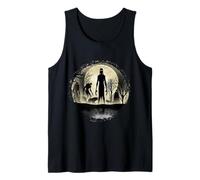 Monstruos Cryptid Criaturas populares Cryptid Scary Halloween Camiseta sin Mangas