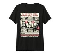 Monstruos de película de Terror Frankenstein Espeluznante Vintage Halloween Camiseta Premium