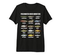 Monstruos de Río de Agua Dulce Grandes Especies de Peces de Agua Dul Camiseta Premium