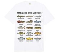 Monstruos de Río de Agua Dulce Grandes Especies de Peces de Agua Dul Comfort Colors Adult Heavyweight T-Shirt