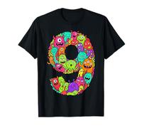 Monstruos Tiernos Numero 2 Criaturas Cartoon Aliens Fiesta! Camiseta