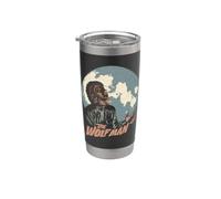 Monstruos Universales Luna Wolfman Vaso térmico de acero inoxidable de doble pared