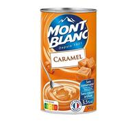 Mont Blanc - Crema de postre (caramelo, 570 g, 4 unidades)