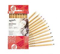MONT MARTE Lapices de Colores Piel - 12 piezas - Ideal para dibujos de retratos expresivos - Perfecto para Principiantes, Profesionales y Artistas