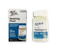 Mont Marte Liquido Enmascarar Acuarela - 120ml - Masking Fluid para Cubrir y Precisar Bordes - Ligero Tinte Amarillo