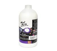 Mont Marte Pouring Medium - 1 litro - Ideal para el Vertido de Acrílico - Perfecto para las Pinturas Acrilicas y la Técnica de Pouring - Para Brillo, Profundidad de Color y mejor Resplandor