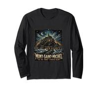Mont Saint Michel France Gothic Vibes Vintage Inspired Manga Larga