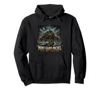 Mont Saint Michel France Gothic Vibes Vintage Inspired Sudadera con Capucha