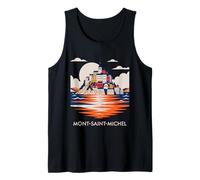 Mont Saint Michel France Normandy Catholic Travel Lover Camiseta sin Mangas