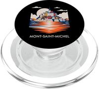 Mont Saint Michel France Normandy Catholic Travel Lover PopSockets PopGrip para MagSafe