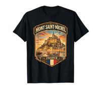 Mont-Saint-Michel Normandía Francia Vacaciones Familiares Camiseta