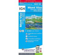 Mont Viso / St-Véran / Aiguilles / PNR du Queyras (3637OTR) (TOP 25R)