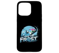 Monta en el Frost Snowboard Winter Mountain Carcasa para iPhone 15 Pro MAX