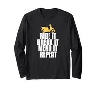 Monta, rompe, arregla y repite en motoneta Manga Larga