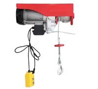 Montacargas eléctrico elevación eléctrica del alzamiento de cuerda de alambre de 220v 500kg 12 metros de carretilla de acero de la grúa Cabrestante Eléctrico