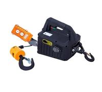 Montacargas eléctrico Grúa De Control Remoto 220v Y 500kg, Polipasto Eléctrico Cable, Carcasa Aluminio, Pequeña Para Interiores Cable Único Motor para(WIRE CONTROL-500 KG 7.6M)