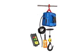 Montacargas eléctrico, Grúa de elevación eléctrica en miniatura for el hogar, grúa de elevación pequeña, polipasto eléctrico de tracción con Control remoto ( Color : 1 , Size : Upgrade 200kg 19m )