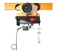 Montacargas eléctrico Mini grúa de elevación compacta monofásica del alzamiento eléctrico 220V doble de cadena móvil de 1 tonelada Polipasto Cabrestante Eléctrico(PA300-20M,220V)