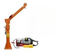 Montacargas eléctrico Polipasto Eléctrico Grúa eléctrica del alzamiento 220v del hogar de la pequeña grúa del coche de 1 tonelada 12v24v