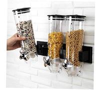 Montado En La Pared Del Cereal Seco Tarro Dispensador De Almacenamiento De Alimentos Del Grano Con Mando De Apertura Cocina Contenedor De Almacenamiento 1pc