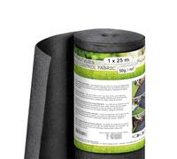 Montafox Malla Antihierbas 25 m² 150 g/m² Permeable Resistente Jardín | Tela Antihierba, Geotextil, Grava, Huerto, Malas Hierbas, Cubresuelos, UV, Transpirable, Cortable, Estacas