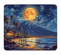 Montagna Tappetino Mouse Piccolo 200x150x3mm, Tappetino Scrivania con Bordo Cucito, Mousepad Impermeabile e Antiscivolo, Pratica e Facile da Pulire, Accessori Gaming, Regalo Uomo, Sole 1-4003