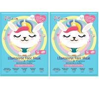 MONTAGNE JEUNESSE 7TH HEAVEN MASCARILLA DE TELA CALMANTE LLAMACORN (Paquete de 2)