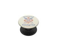 Montague Fencing Club Romeo and Juliet Funny Book Lover PopSockets PopGrip Adhesivo