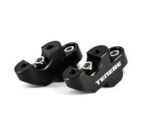 Montaje Adaptador Elevador De Manillar para Motocicleta para Yamaha XT660Z Tenere Extensión De Abrazadera para Elevador De Manillar. Dispositivo De Elevación Montaje De Altura Kit(Negro)