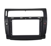 Montaje autoradio Marco Radio Coche Compatible con Citroen C4 Quatre 9 Pulgadas 2 DIN Car Radio Estéreo Audio Placa Fascia Marco Reproductor Panel Kit de Montaje de Tablero(Black)