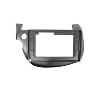Montaje autoradio Marco Radio Coche Compatible con Honda Fit Jazz 2008-2013, Reproductor de DVD Android para Coche, Marco de 10 Pulgadas(LHD Silver Grey A)