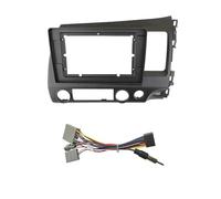 Montaje autoradio Marco Radio Coche Marco de Carcasa para Reproductor de Radio MP5 Android para Honda Civic 2006-2011, Panel 2DIN, Unidad Principal, Fascia de 10,1 Pulgadas(Right-Frame-Cable)