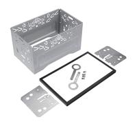 Montaje autoradio Marco Radio Coche Marco de Radio estéreo 2DIN para Radio Universal, Reproductor de DVD, Marco de Montaje para Tablero, 80 x 110 x 100 mm