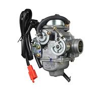 Montaje Carburador Estrangulador Eléctrico De Carburador De Motocicletas De 24mm para Scooter GY6 125cc 150cc ATV 4 Tiempos PD24J Conjunto Carburador (Color : GY6-C)