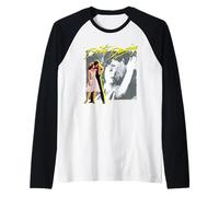 Montaje de baile de Johnny y Frances de Dirty Dancing Camiseta Manga Raglan