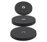 Montaje De Barra De Luz - Soporte NdFeB | Base Magnética De 2 Piezas Con Cierre De Rosca Interna | Soporte Para Luz De Trabajo LED Para Automóvil, SUV, Camión, Remolque Y Campo A Través Para Una