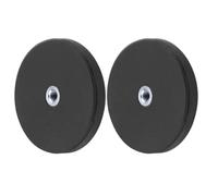 Montaje De Barra De Luz - Soporte NdFeB | Base Magnética De 2 Piezas Con Cierre De Rosca Interna | Soporte Para Luz De Trabajo LED Para Automóvil, SUV, Camión, Remolque Y Campo A Través Para Una