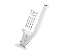 Montaje de brazo en J ajustable 150° para estaciones meteorológicas al aire libre y potenciadores WiFi Soporte de poste global para Star-Link//Arial