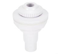 Montaje de chorro de retorno de piscina para Hayward SP1023 Boquilla de entrada ajustable de globo ocular blanco de 1-1/2 pulgadas MIP rosca completa montaje forro de vinilo