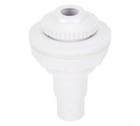Montaje de chorro de retorno de piscina sobre el suelo con cuerpo roscado y múltiples adaptadores de manguera de 1 1/4 y 1 1/2 pulgadas más salida de globo ocular para Hayward SP1023