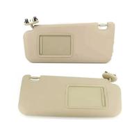 Montaje de conducción Accesorios para Coche con Espejo De Maquillaje Y Visera Solar Repuestos para Hyundai para Elantra 2006-2010(Beige a Pair)