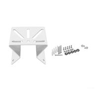 Montaje de esquina de pared exterior, montaje de esquina al aire libre para cámaras de seguridad Eufy S340 S330 E30 PTZ Domo Construcción de metal resistente a la intemperie (blanco)