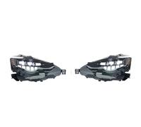 Montaje de faros Compatible Con LEXUS Para IS IS300 IS350 2013 2014 2015 2016 Actualización Para Estilo Para Matrix Faros Delanteros DRL Señal Dinámica Configuración Para Baja 2 Unidades