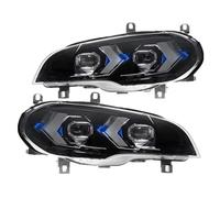 Montaje de faros Compatible Con Para X5 E70 2007 2008 2009 2010 2011 2012 2013 Actualización Del Conjunto De Faros Señales DRL Accesorios Para Faros Delanteros