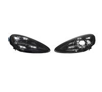Montaje de faros Compatible Con Porsche Para Cayenne 2011 2012 2013 2014 Actualización De Faros Para Luces Delanteras Para Matrix Accesorios Para Automóviles Conjunto De 2 Faros